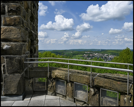 Auf der Spitze des Eugen-Richter-Turms