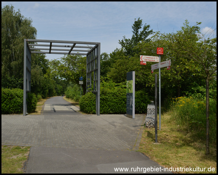 Knotenpunkt 42 kurz vor dem Landschaftspark Hoheward