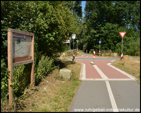 Infotafel am "Bahnübergang" Gnadenweg