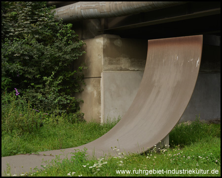 Kunst im Stahlwerk, Teil 3: Ende des Radweges