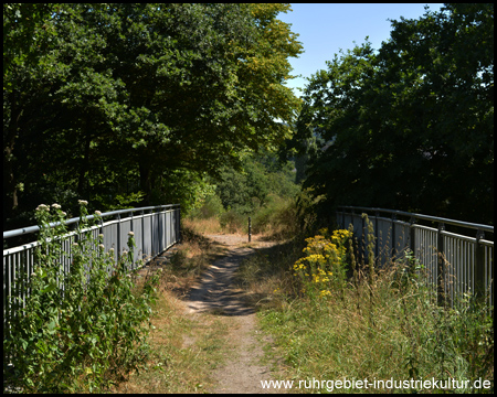 Auf der Eisenbahnbrücke