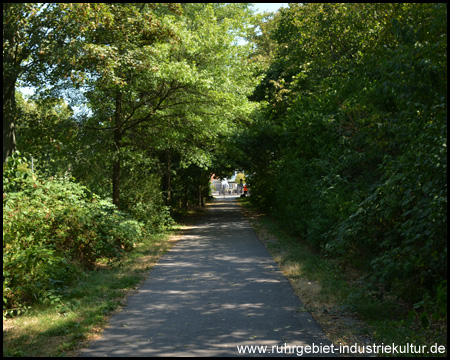 Östliches Ende des Bahntrassenweges