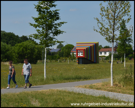 Die Sehstation im nördlichen Parkteil