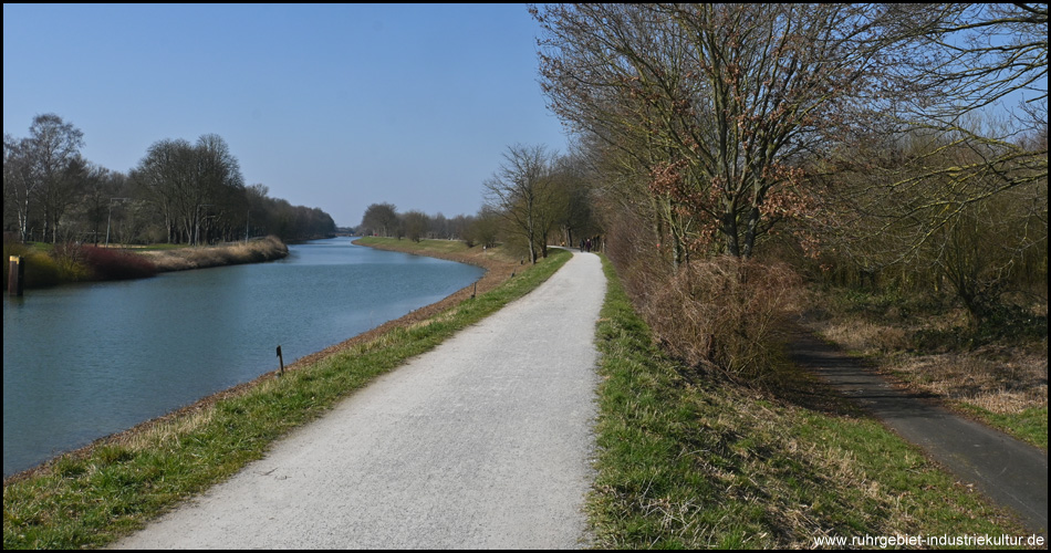 Weg zwischen Kanal und Lippe zwischen Werries und Bad Hamm