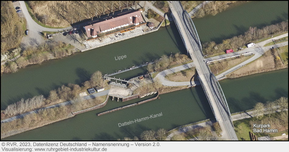Speisungsbauwerk Lippe und Datteln-Hamm-Kanal