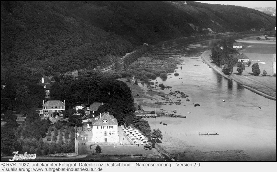 Haus Baldeney an der Ruhr ohne Baldeneysee