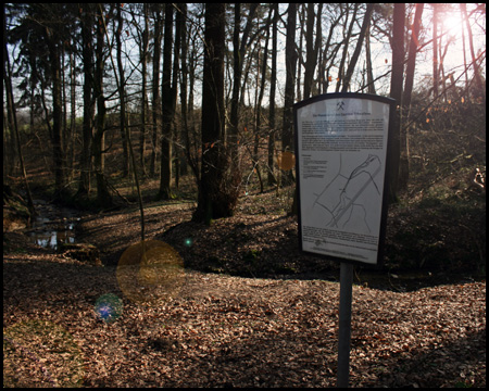 Informationstafel zur Wasserkunst am Holzwickeder Bach