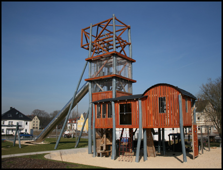 Spielplatz auf dem Gelände der ehemaligen Zeche Caroline