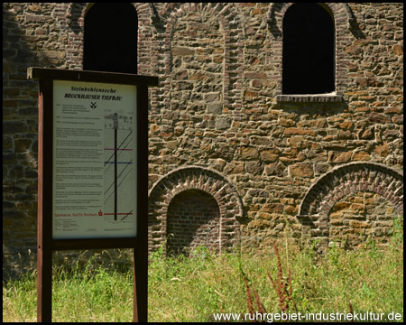 Informationstafel vor dem Turm