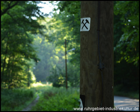 Mal mehr, mal weniger gut ausgezeichneter Wanderweg