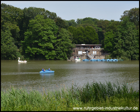 Blick vom Südufer zum Nordufer de Berger Sees