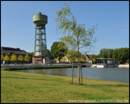 Der Wasserturm ist allgegenwärtig