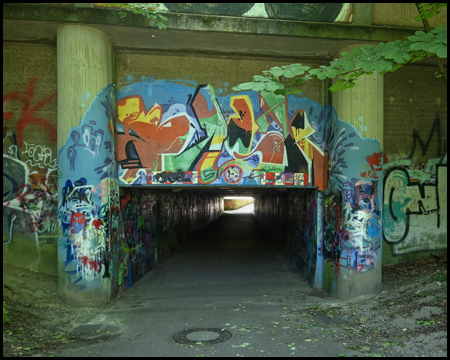 ein niedriger Tunnel
