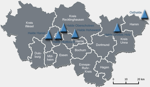 Big Five Halden im Ruhrgebiet