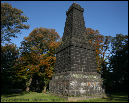 Bismarckturm Essen auf der Spitze des Mechtenbergs