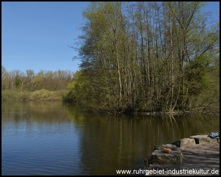 Brunosee in Dortmund und Castrop-Rauxel