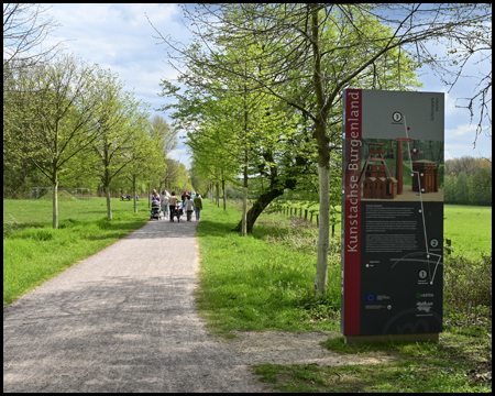 Beginn der Kunstachse Burgenland