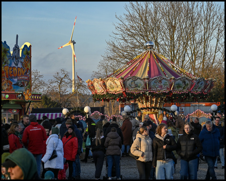 Kettenkarussell auf einer Kirmes