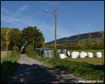 PV-Anlage "Harpener Watt" am Südhang der Halde