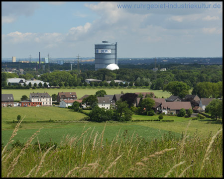 Ehemaliger Gasometer der DEW (2015 gesprengt)