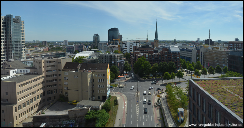 Ausblick auf die Innenstadt mit Blickrichtung Osten