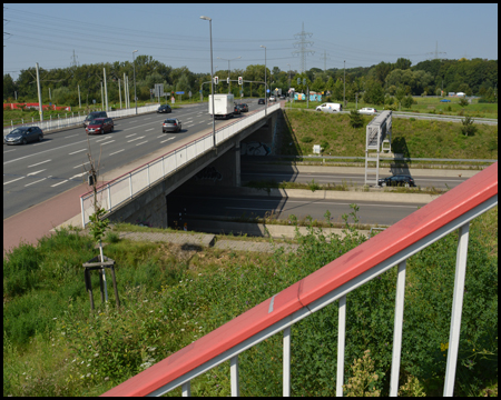 Aussichtsplattform an der A40 in Bochum