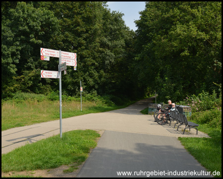 Einer von zwei Anschlüssen an den RuhrtalRadweg