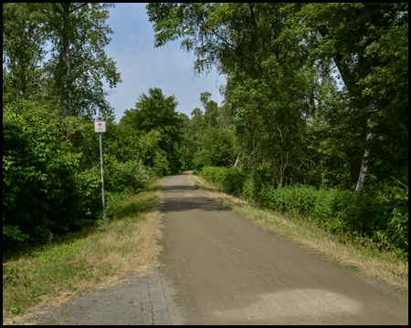 Bahntrassenradweg im Ruhrgebiet