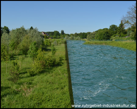 So sähe es vermutlich im Hochwasserfalle aus (Montage)