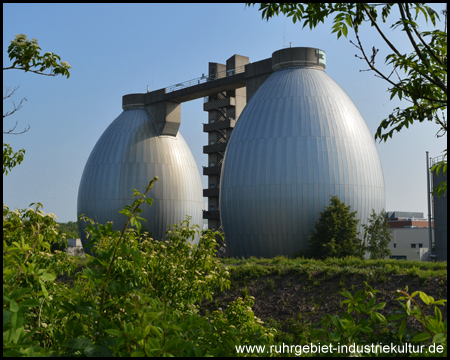 Die "Eier" der Kläranlage Deusen