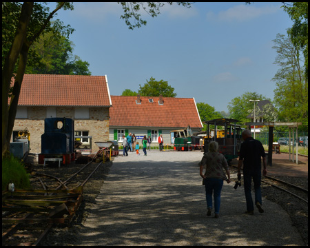 Eingang zum Gruben- und Feldbahnmuseum Theresia