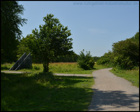 Rundweg und Aussichtspunkt über das ehemalige Gleisfeld