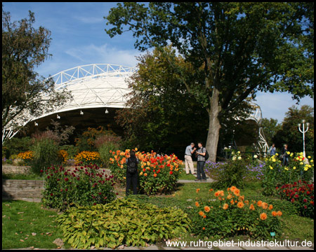 Dahlienarena am Musikpavillon