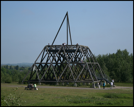 Spurwerkturm auf der Halde Brockenscheidt in Waltrop