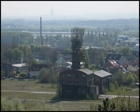 Blick auf Überreste der Zeche Ewald-Forts. in Erkenschwick