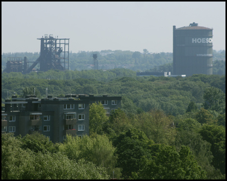 Hochofen Phoenix West mit Hoesch-Gasometer