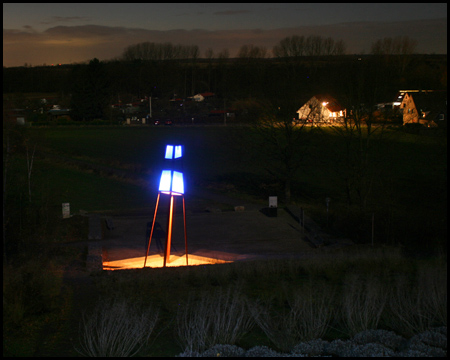 Letzter Leuchtturm am Zugang Waldstraße ISO 400, Blende f4, Belichtung 13 Sekunden 