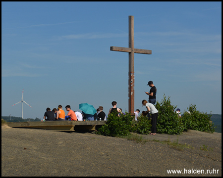 Gipfelkreuz auf der Halde Grühlingstraße