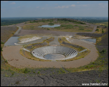 Die BergArena, das Amphitheater auf der Halde