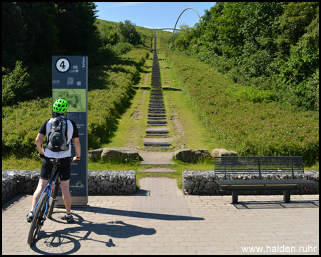 Himmelsstiege: Über 500 Stufen auf die Halde Hoheward