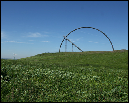 Das Horizontobservatorium auf der Halde Hoheward