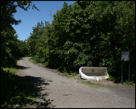 Bergbaulehrpfad mit Schrappergefäß