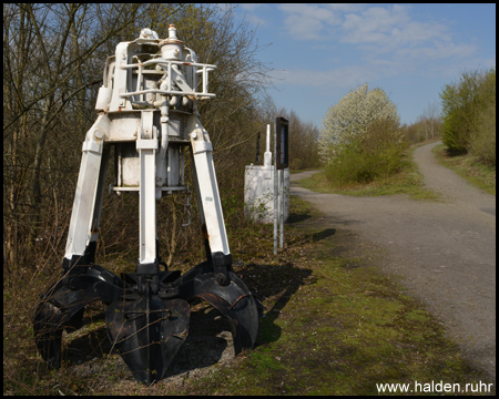 Auf dem Bergbaulehrpfad der Halde Kissinger Höhe