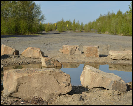 Pfütze auf dem Gipfelplateau