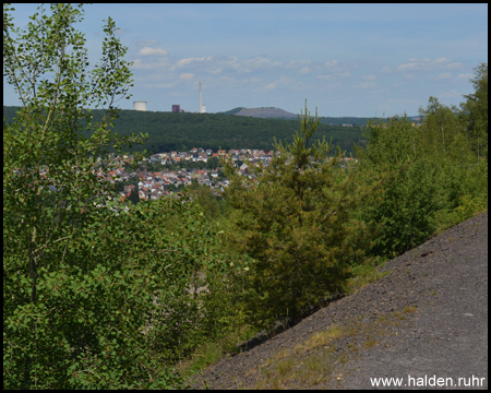 Blick zur Halde Göttelborn