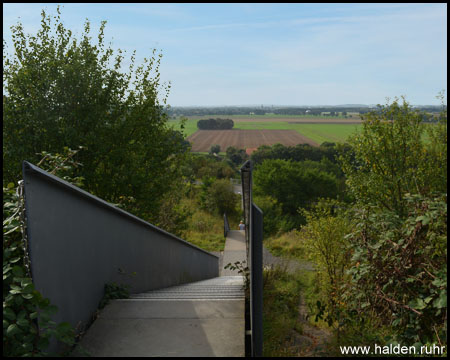 Schon jetzt weiter Blick auf Felder und Wiesen