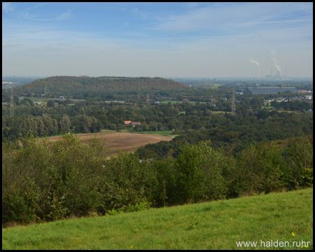 Blick auf die benachbarte Halde Pattberg