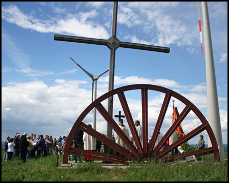 Mai-Andacht auf der Halde Oberscholven in Gelsenkirchen