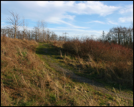 Östlicher Weg des Dreiecks auf den Gipfel