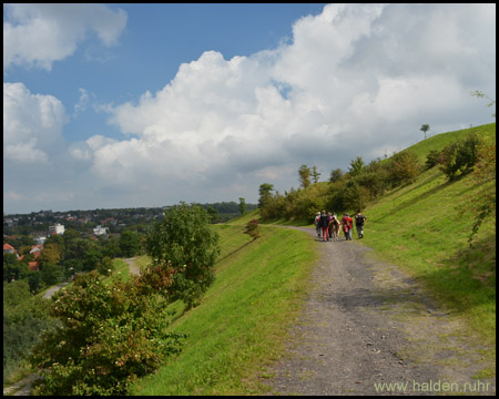 Nordseite der Halde